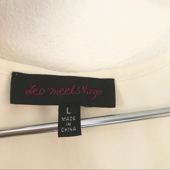 ✨BLACK TANK W CREAM TRIM✨ - Picture 3 of 4